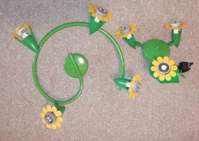 Lampa dziecięca żyrandol plafon zwis SUNFLOWER TECHNOLUX