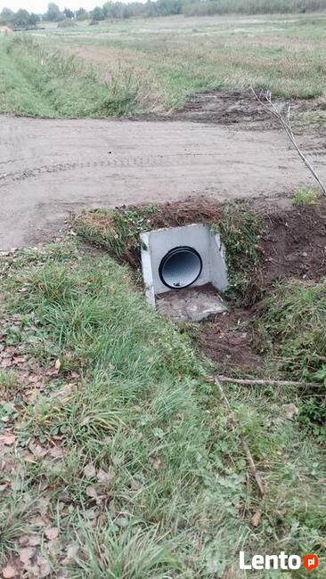 Budowa zjazdu na działkę