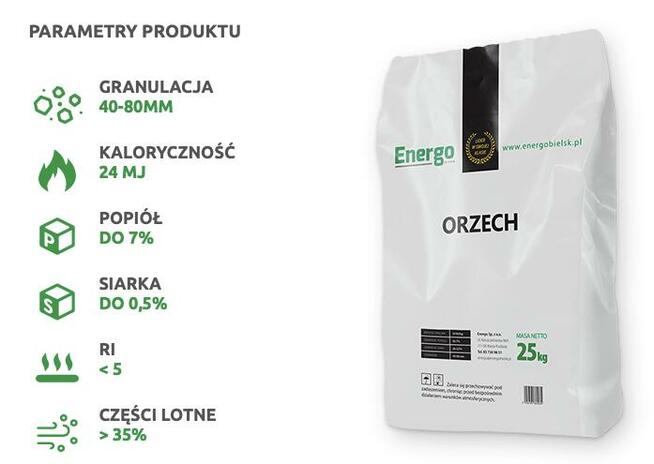 Dostępny! Węgiel orzech workowany Eko Park - dostawa