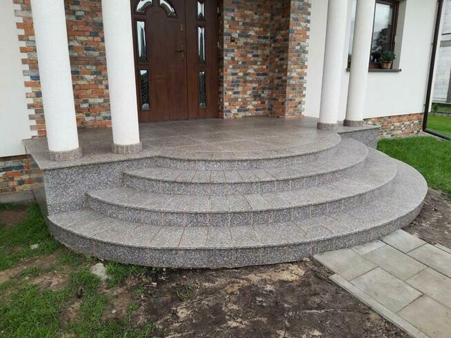 Posadzki Schody z kamienia marmur granit konglomerat