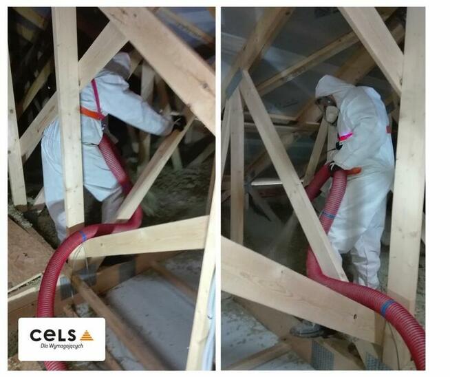 Wełna skalna, celuloza, drzewna Maszyna do zasypu, wdmuchiwa