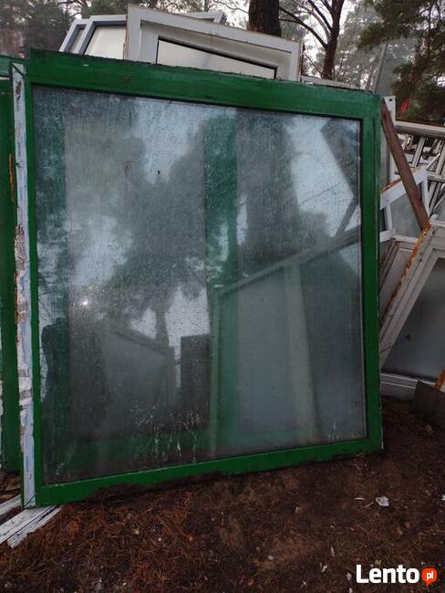 Okno pcv witryna aluminiowa 173 x 176 cm