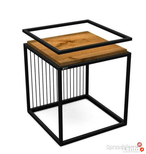 Półka, regał, stolik, pufa w stylu loftowym