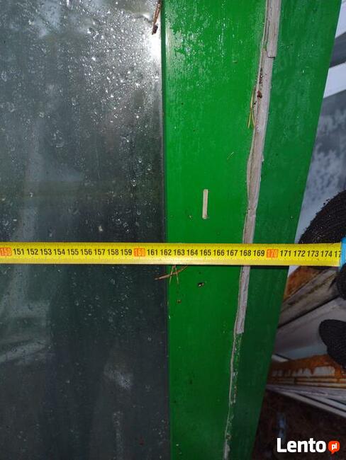 Okno pcv witryna aluminiowa 173 x 176 cm