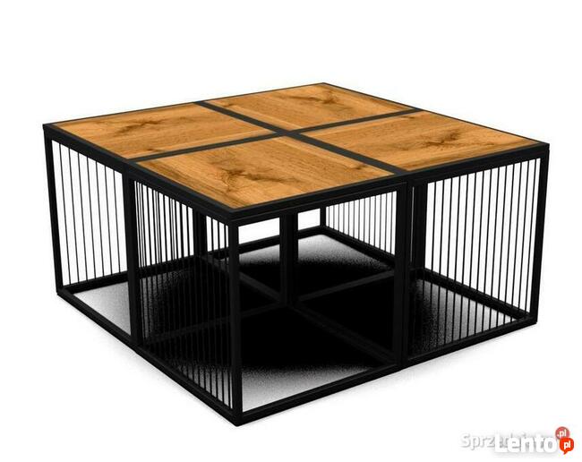 Półka, regał, stolik, pufa w stylu loftowym