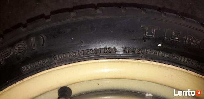 Opona z felga dojazdowka Mazda