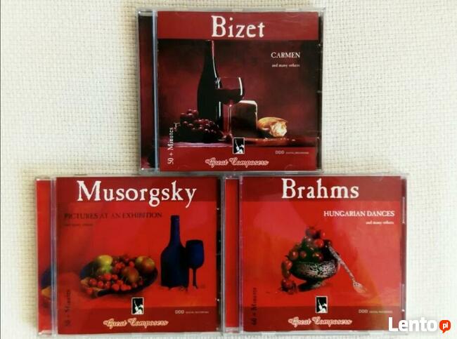 Musorgsky, Brahms, Bizet - kolekcia płyt CD