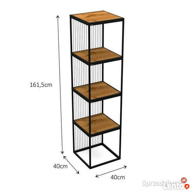 Półka, regał, stolik, pufa w stylu loftowym