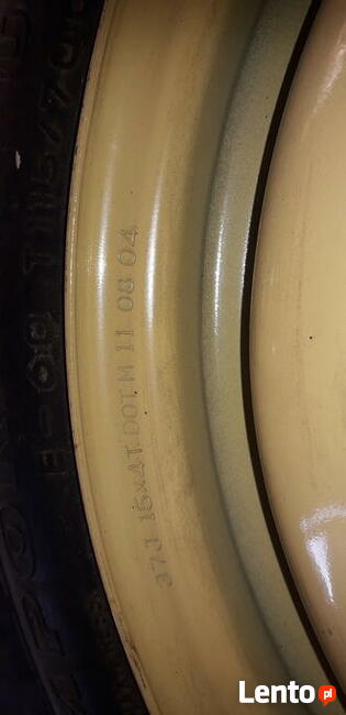Opona z felga dojazdowka Mazda