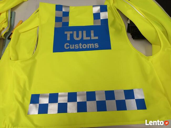 kamizelki odblaskowe z nadrukiem druk odzieży BHP Warszawa