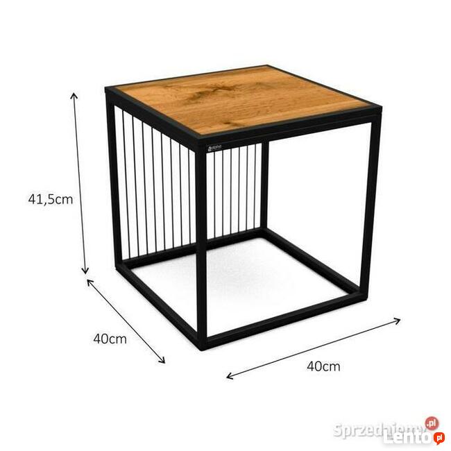 Półka, regał, stolik, pufa w stylu loftowym