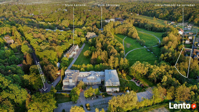 Działka przy Parku Uzdrowiskowym w Nałęczowie