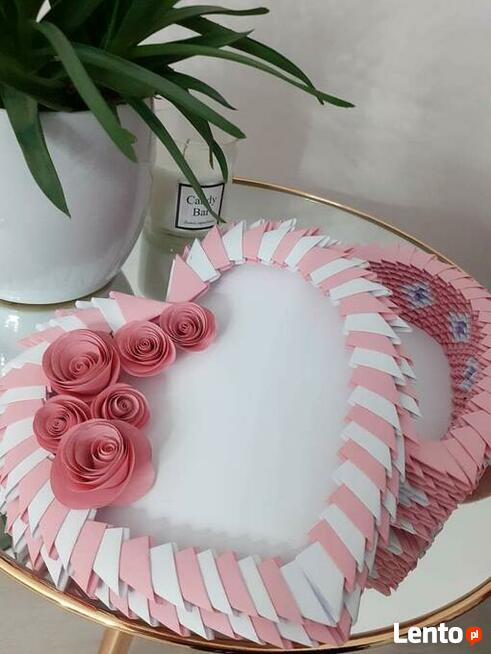 Szkatułka w kształcie serca-walentynki, Dzień Babci/Kobiet