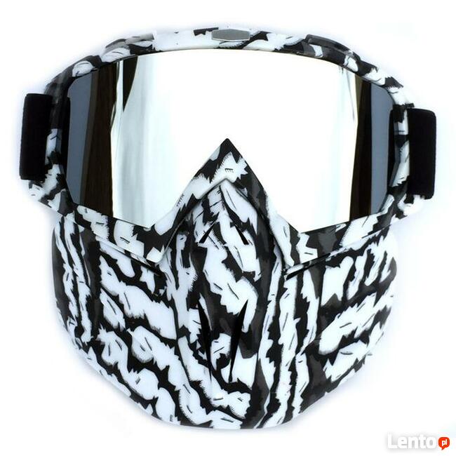 Zimowa Maska Narciarska z Goglami UV Antifog - DARMOWA WYSYŁ