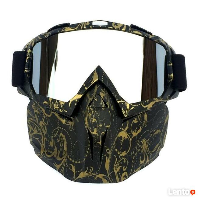 Zimowa Maska Narciarska z Goglami UV Antifog - DARMOWA WYSYŁ
