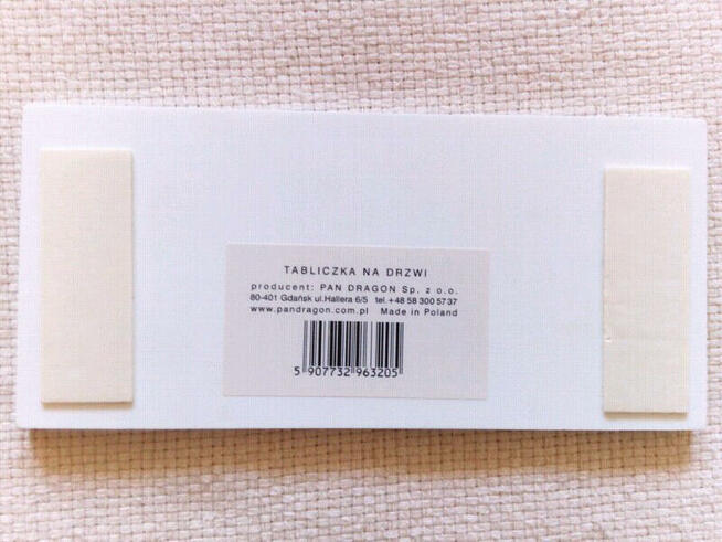 Trójwymiarowa tabliczka na drzwi ,, Teren Prywatny ,,