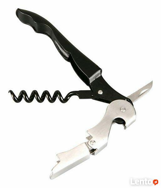 Korkociąg z otwieraczem do butelek