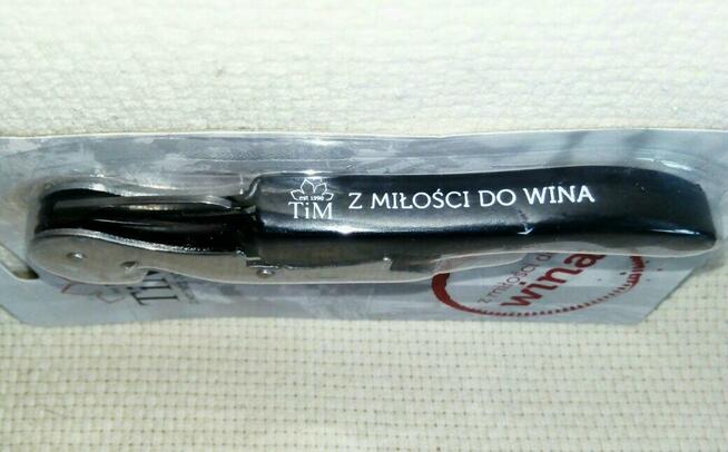 Korkociąg z otwieraczem do butelek