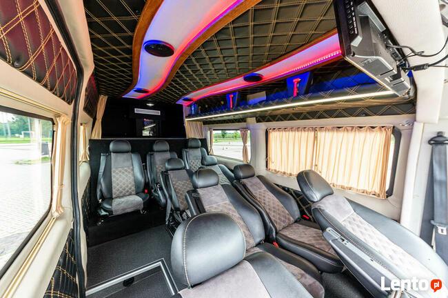 Transport gości weselnych Bus VIP 9 osób komfort i luksus