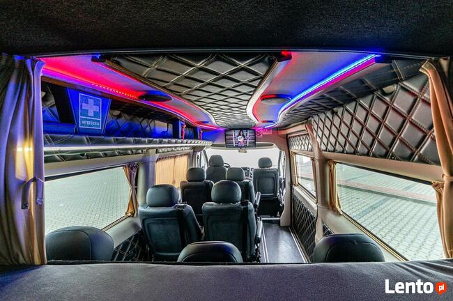 Transport gości weselnych Bus VIP 9 osób komfort i luksus