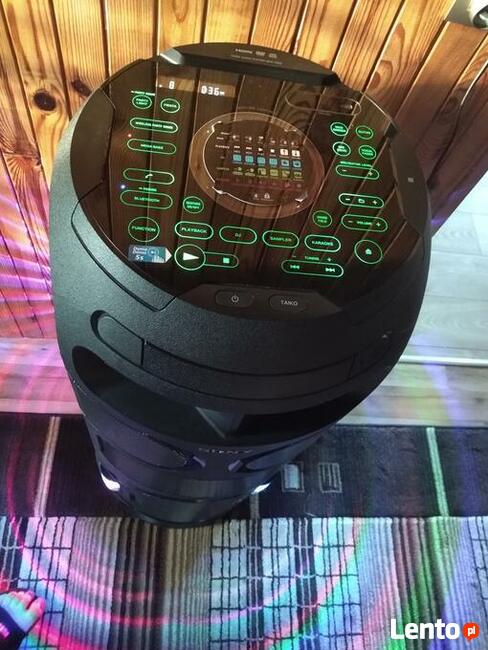 WIEŻA SONY kolumna głośnik nagłośnienie MP3 UBS bluetooth DJ