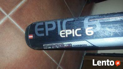 Narty Blizzard Epic6 z wiązaniami Tyrolia SL100 oraz kijki