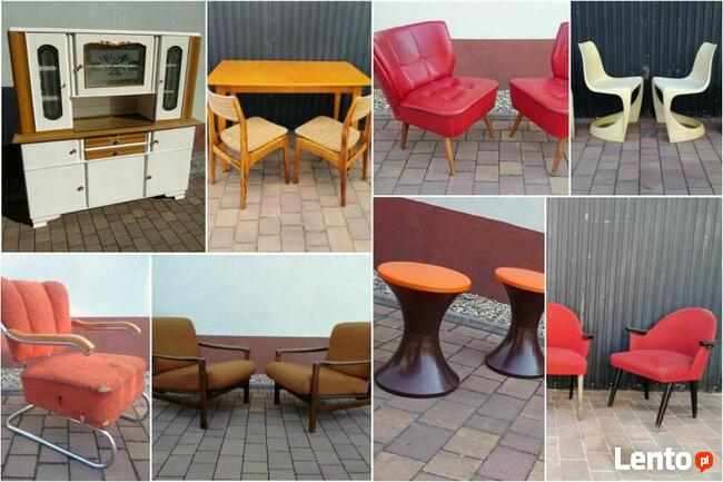 **UWAGA!**SKUP mebli PRL Lata 50-70!**