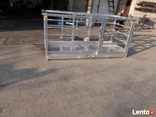 Kosz narzędziowy, OCYNK, podest do ładowarki, kosz prosty