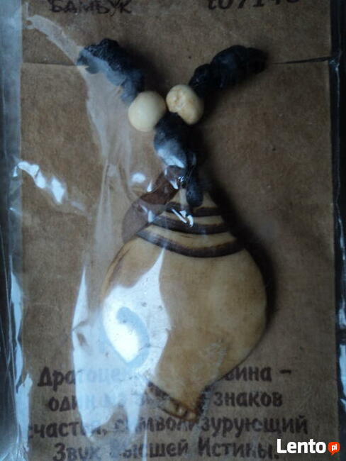 Tybetańskie amulety z kości byka Ręcznie robione. p 4-3 cm