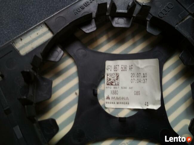 Wkład lusterka podgrzewany prawy Audi A3 8P Lift A4 B8 A6 C6