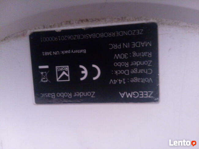 Automatyczny odkurzacz sprzątający zeegma