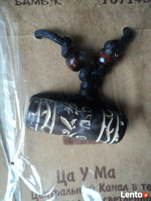 Tybetańskie amulety z kości byka Ręcznie robione. p 4-3 cm