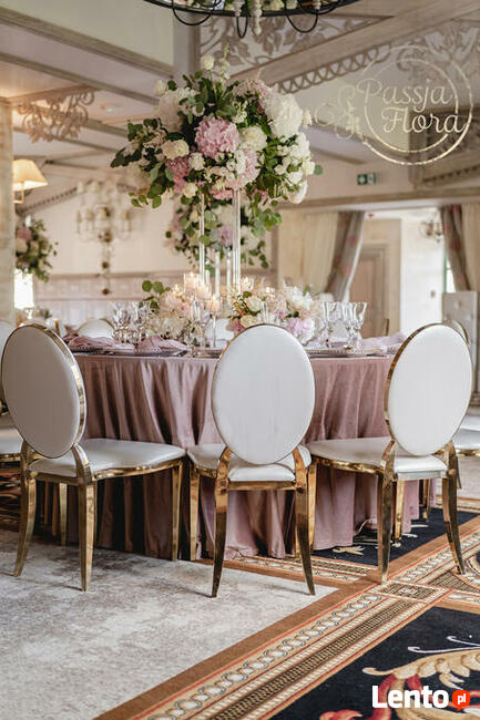 Dekoracje sal weselnych