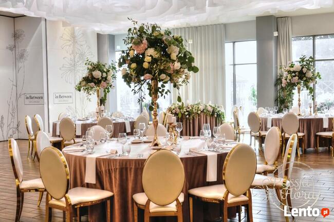 Dekoracje sal weselnych