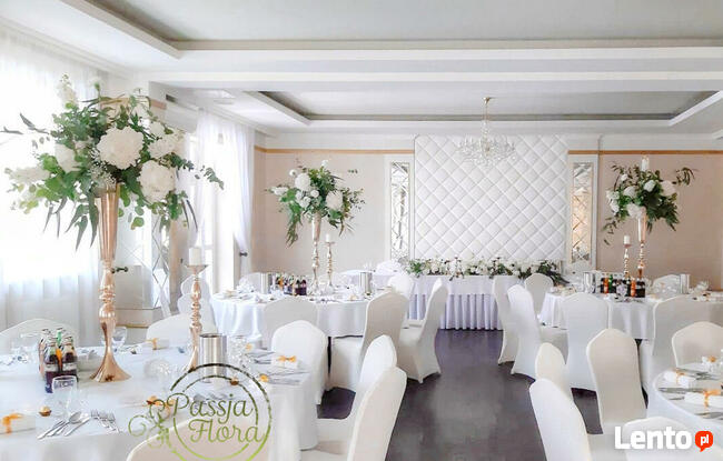 Dekoracje sal weselnych