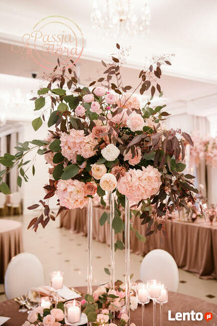 Dekoracje sal weselnych