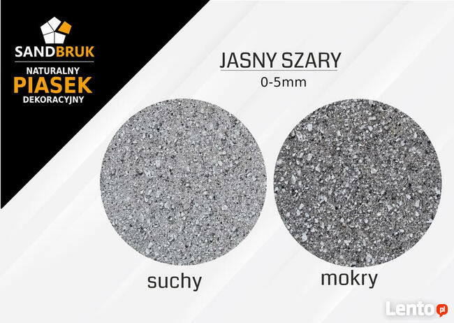 Suchy Piasek Granitowy Fuga Do Kostki Zasypka JasnySzary 0-5