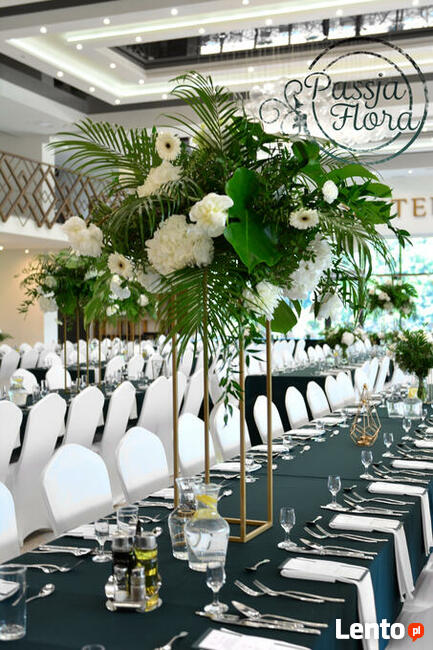 Dekoracje sal weselnych