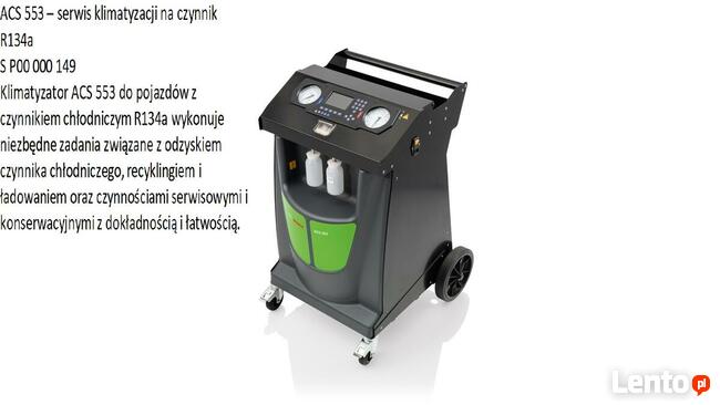 ACS 563-P– Stacja klimatyzacji odbierz myjkę Bosch Advanced