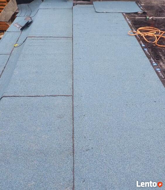 DEKARZ. DACHY PŁASKIE.Izolacja dachów, Papa termozgrzewalna