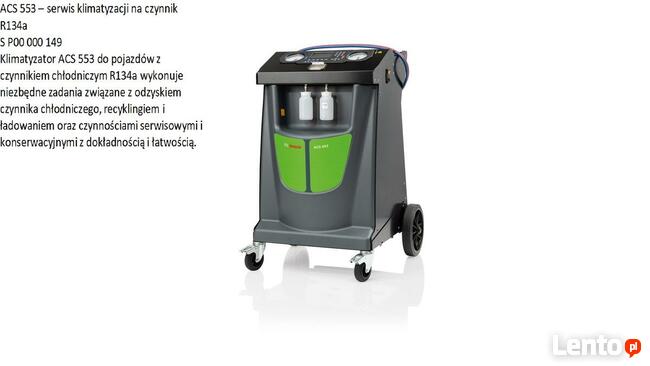 ACS 553 – Stacja klimatyzacji na czynnik R134a S P00 000 149