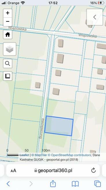 Działka budowlana 3000 m2 Kąck gmina Wiązowna