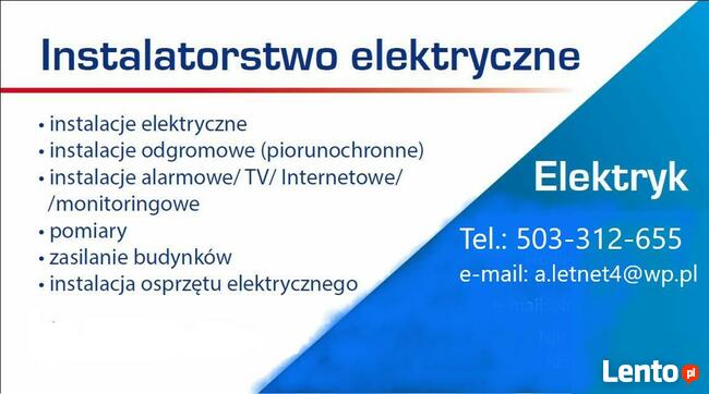 Elektryk Łódź instalacje elektryczne