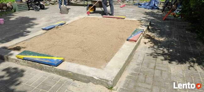 Piasek do piaskownicy / Wymiana piasku / Piasek z atestem