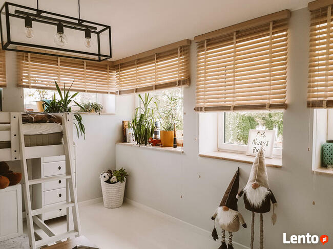 Żaluzje drewniane bambusowe NA WYMIAR NASZE DOMOWE PIELESZE