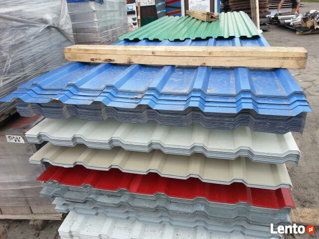 Obróbki blacharskie na dach / parapety / blacha II gatunek