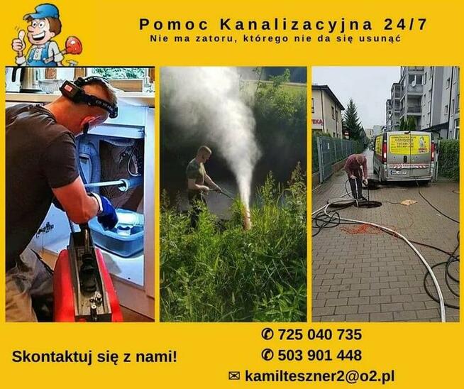 Pogotowie Kanalizacyjne- Udrażnianie Rur SEROCK