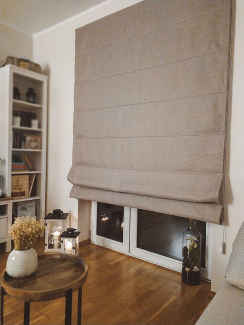 Roleta rzymska Rolety na wymiar NASZE DOMOWE PIELESZE