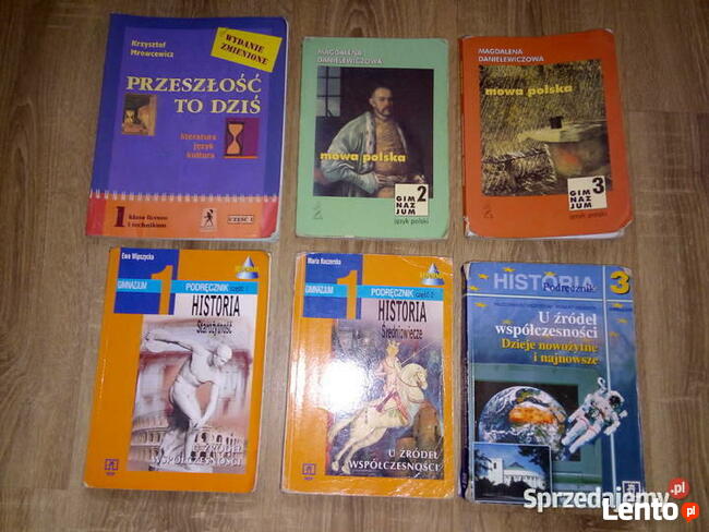 Stare Książki Podręczniki do Gimnazjum Liceum Cena za Całość