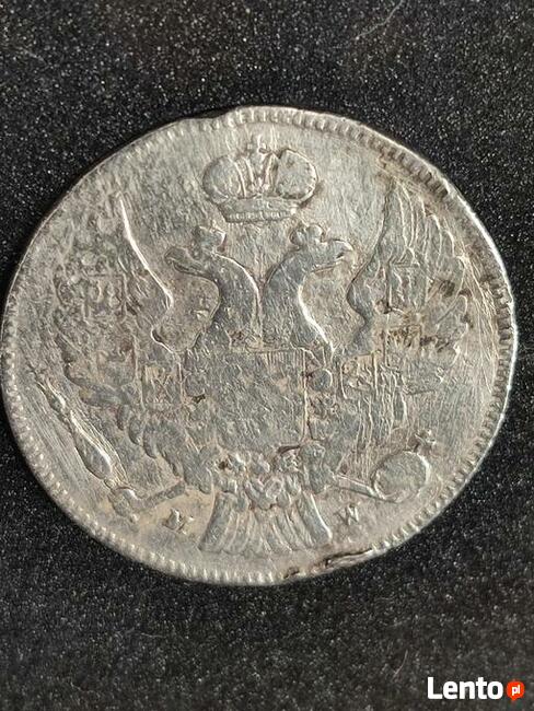 30 kopiejek/ 2 złote 1835r. Ag w slabie